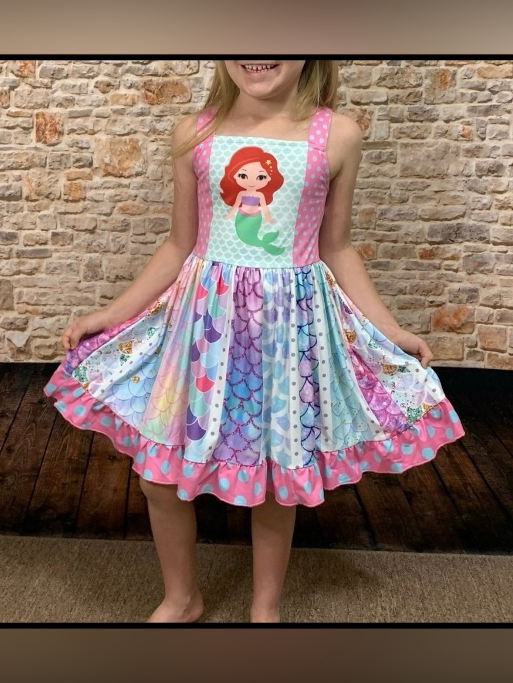 NEW Baby Girl's Boutique Mermaids Twirl Dress